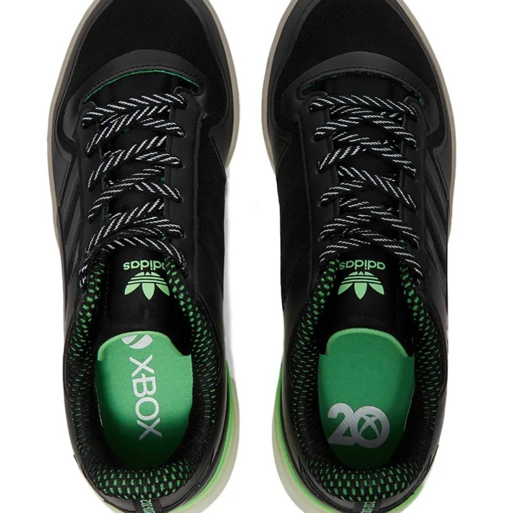 ADIDAS XBOX FORUM TECH BOOST X CORE BLACK & CUSTOMIZED - Picture 5 of 9